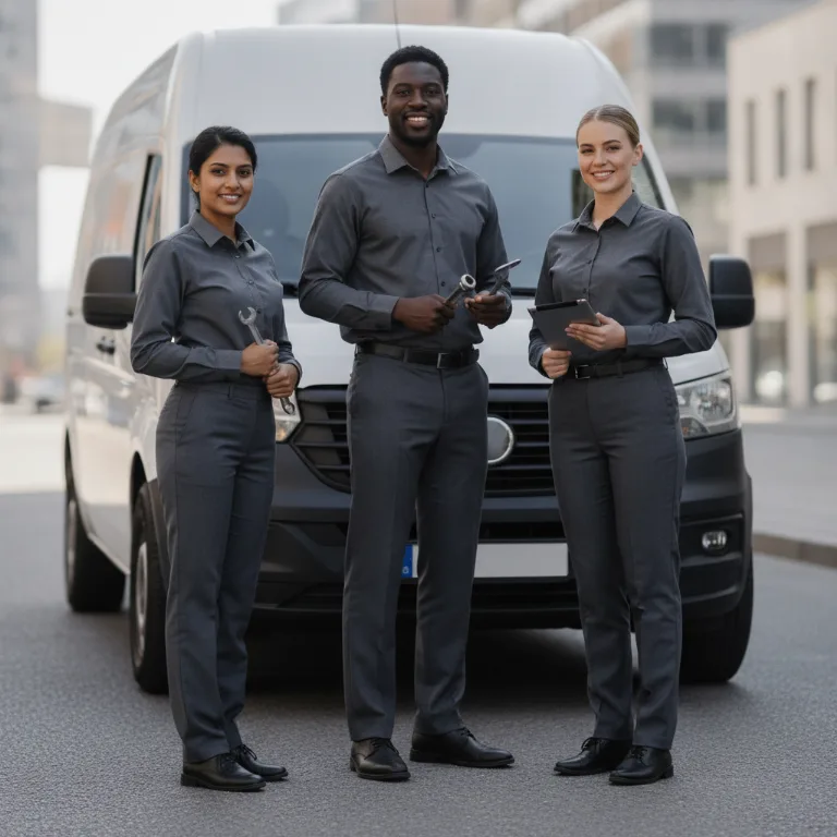 Chauffeur team in Bletchley